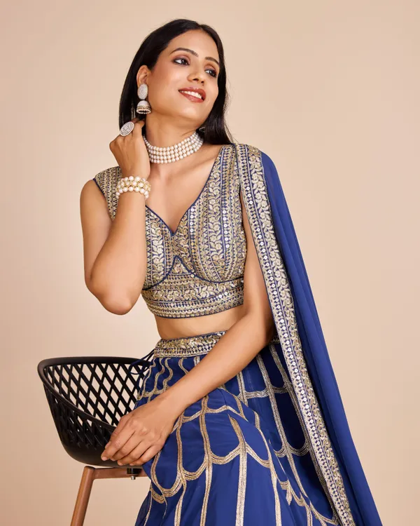 Light_blue_color_Sequence_Thread_work_Designer_Lehenga_Choli.