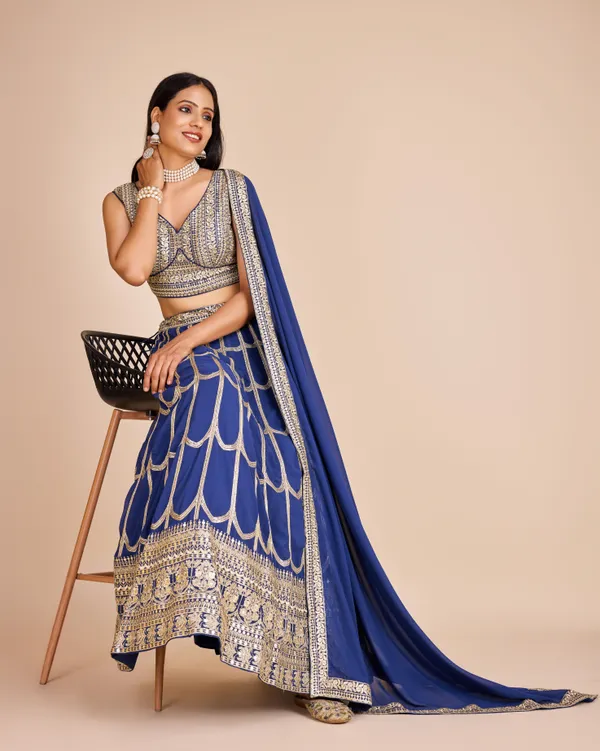 Light_blue_color_Sequence_Thread_work_Designer_Lehenga_Choli.