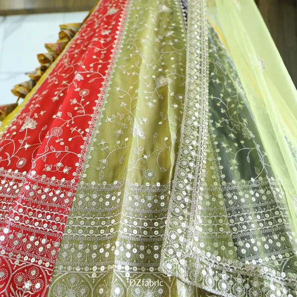 Multi_color_Sequence_Thread_work_Designer_Lehenga_Choli