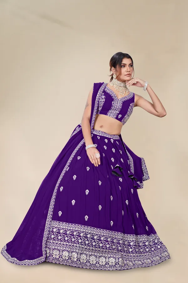 Purple_color_Sequence_&_Thread_work_Designer_Lehenga_Choli.