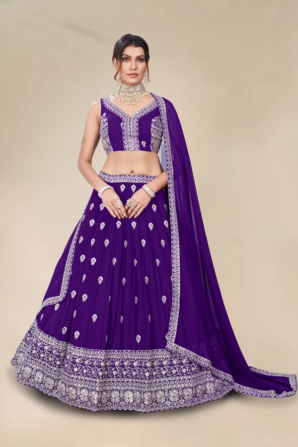 Purple_color_Sequence_&_Thread_work_Designer_Lehenga_Choli.