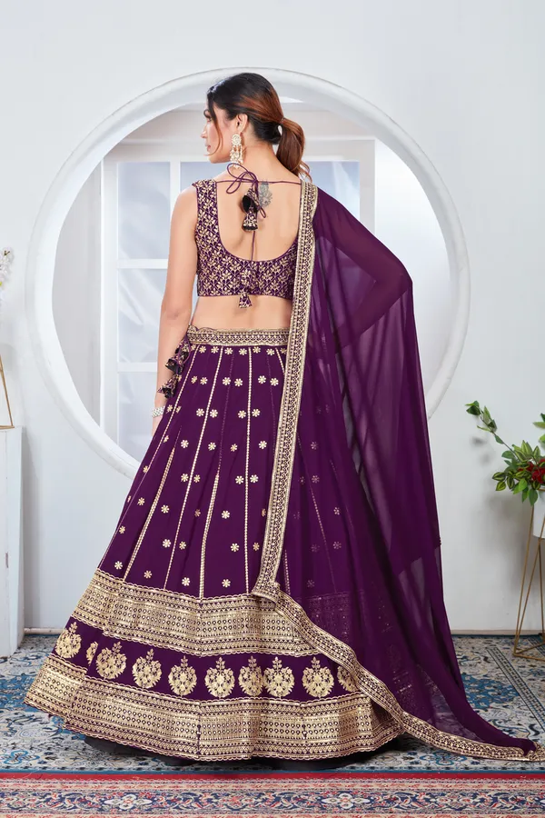 Purple_color_Sequence_&_Zari_Embroidery_work_Designer_Lehenga_Choli.
