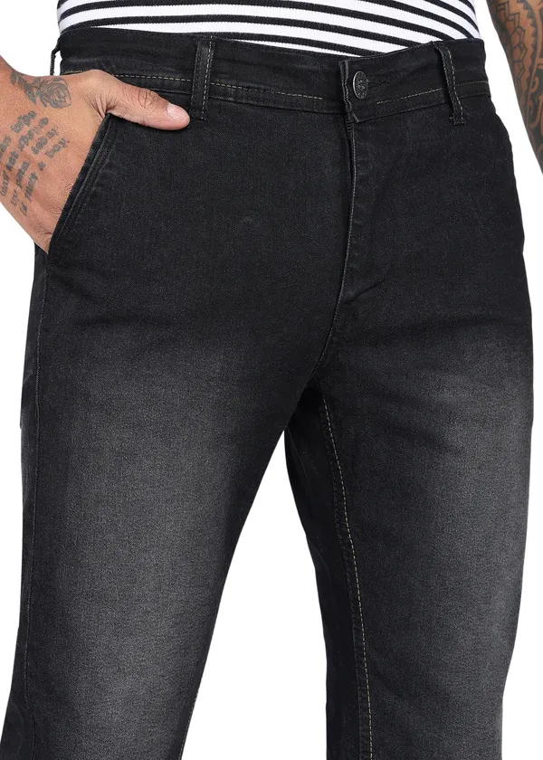 Black_Tapered_Fit_Solid_Jeans_For_Men_With_Cotton_And_Viscose_Blend_Fabric