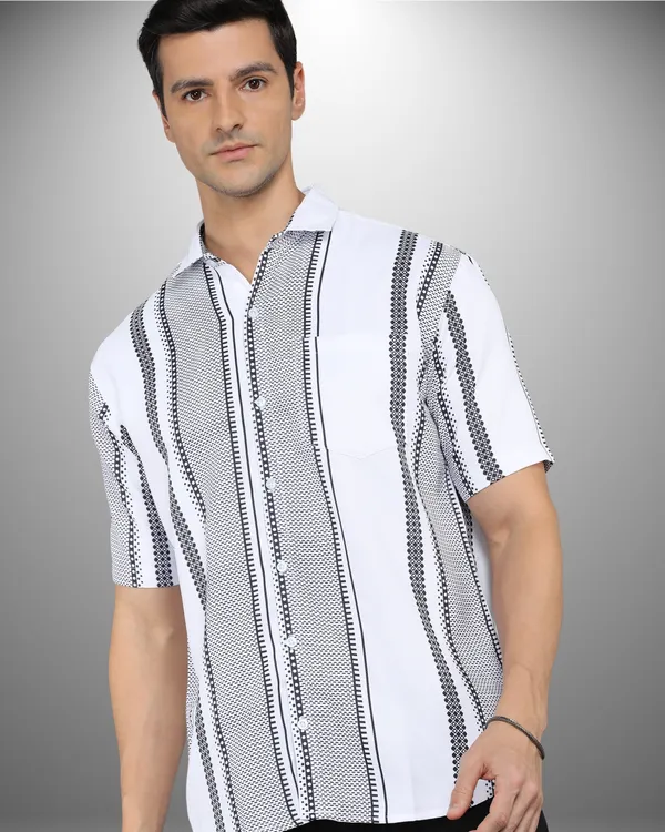 Mens_Popcorn_Textured_Tribal_Black_Shirt