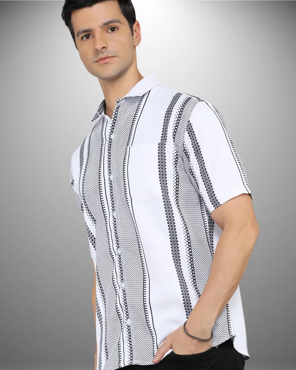 Mens_Popcorn_Textured_Tribal_Black_Shirt