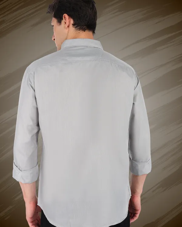 Grey_Solid_Casual_Cotton_Blend_Shirt_For_Men