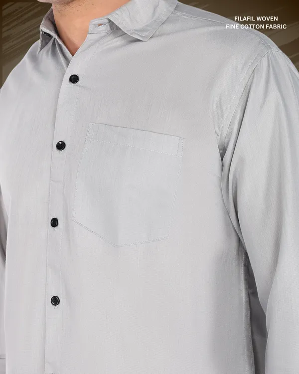 Grey_Solid_Casual_Cotton_Blend_Shirt_For_Men