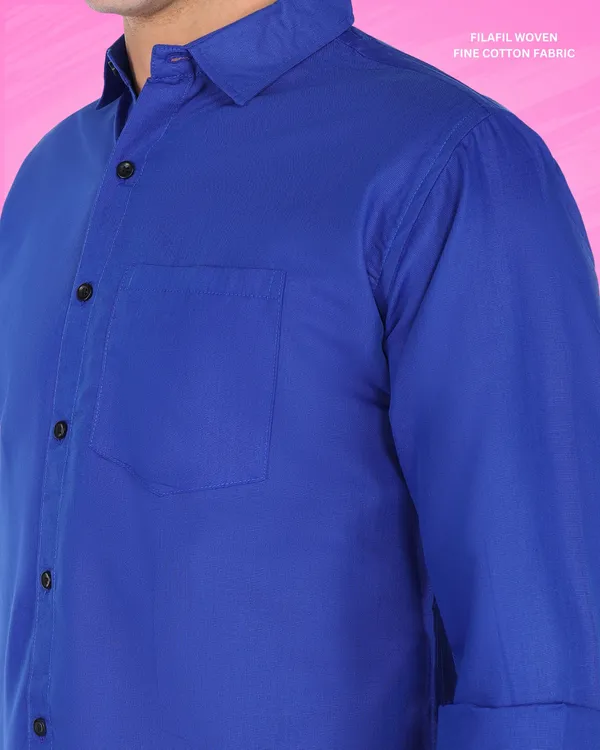 Royal_Blue_Solid_Casual_Cotton_Royal_Shirt_For_Men