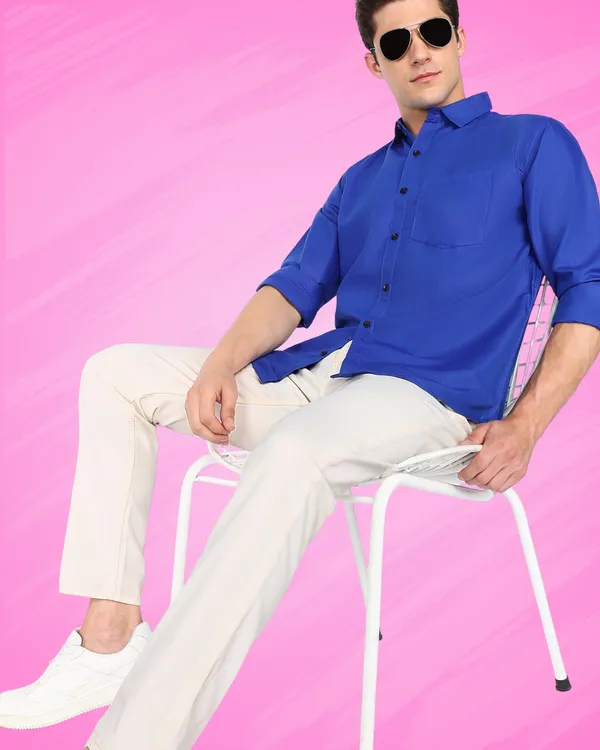 Royal_Blue_Solid_Casual_Cotton_Royal_Shirt_For_Men