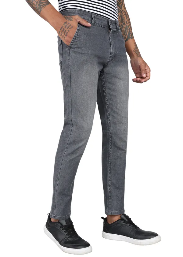 Grey_Tapered_Fit_Solid_Jeans_For_Men_With_Cotton_And_Viscose_Blend_Fabric