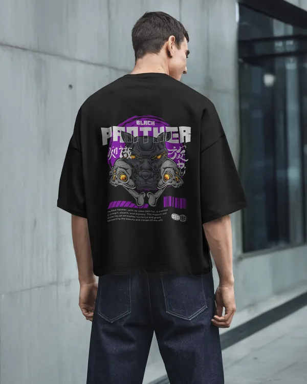 Black_Panther_Mens_Oversized_Fit_Printed_Tshirt_With_240_GSM_Premium_Biowashed_Cotton_Loopknit_Fabric
