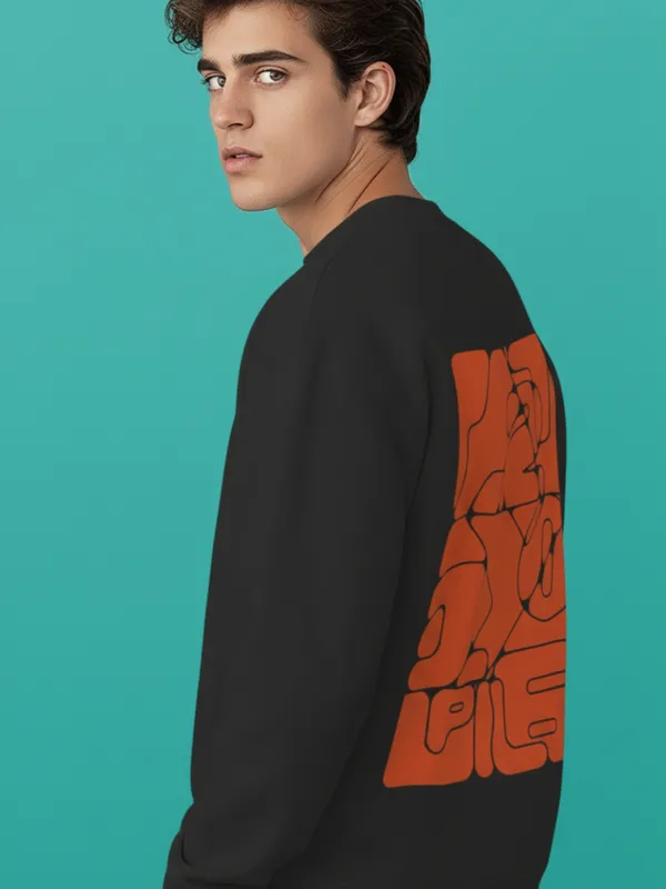 Modern_Art_Mens_Black_Sweatshirt_(240_GSM_Soft_French_Terry_Cotton_Fabric)