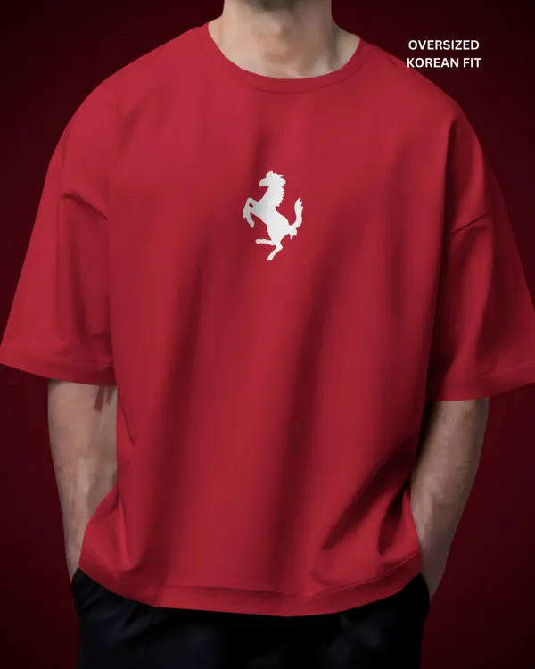 Hammertime_Oversized_Korean_Fit_Red_Tshirt_With_240_GSM_Premium_Loopknit_Heavy_Gauge_Cotton_Fabric