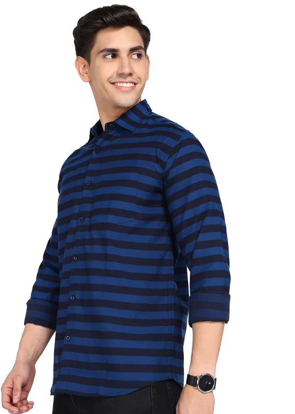 Royal_Blue_Striped_Casual_Cotton_Blend_Shirt_For_Men