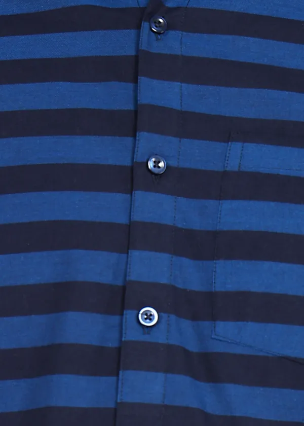 Royal_Blue_Striped_Casual_Cotton_Blend_Shirt_For_Men