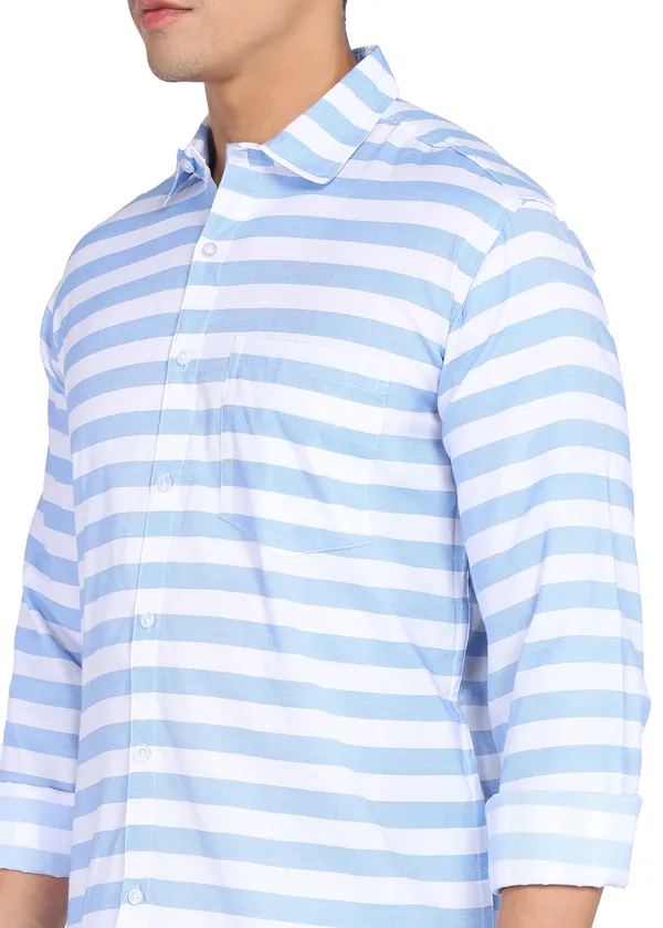 Blue_Striped_Casual_Cotton_Blend_Shirt_For_Men