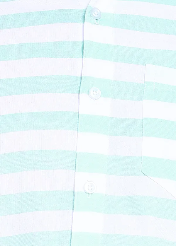 Green_Striped_Casual_Cotton_Shirt_For_Men