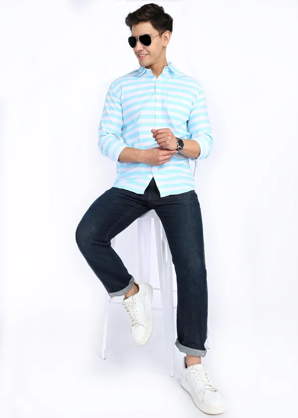 Aquamarine_Striped_Casual_Cotton_Blend_Shirt_For_Men