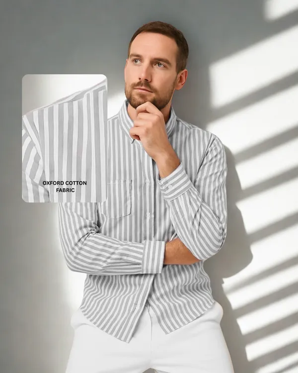 Mens_Striped_Casual_Grey_Shirt_Made_With_Premium_Oxford_Cotton_Fabric