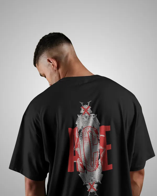 Mens_Ace_Oversized_Fit_Black_Tshirt_Made_With_Premium_Biowashed_240_GSM_Loopknit_Cotton_Fabric