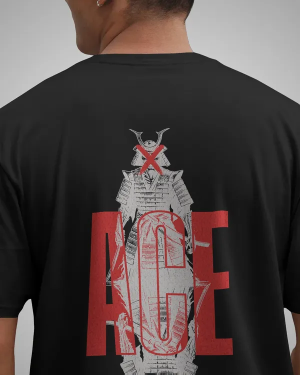 Mens_Ace_Oversized_Fit_Black_Tshirt_Made_With_Premium_Biowashed_240_GSM_Loopknit_Cotton_Fabric