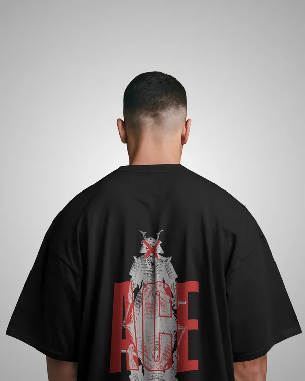 Mens_Ace_Oversized_Fit_Black_Tshirt_Made_With_Premium_Biowashed_240_GSM_Loopknit_Cotton_Fabric