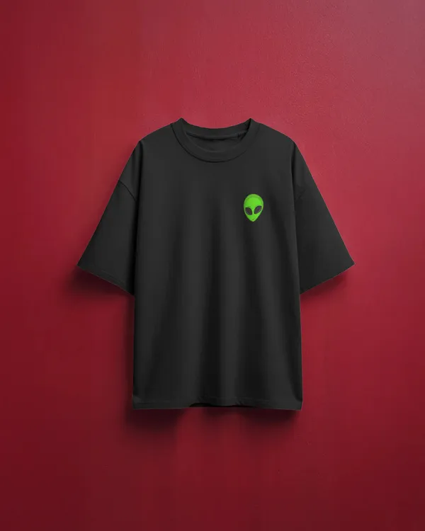 Alien_Oversized_Fit_Black_Tshirt_With_240_GSM_Premium_Biowashed_Cotton_Loopknit_Fabric