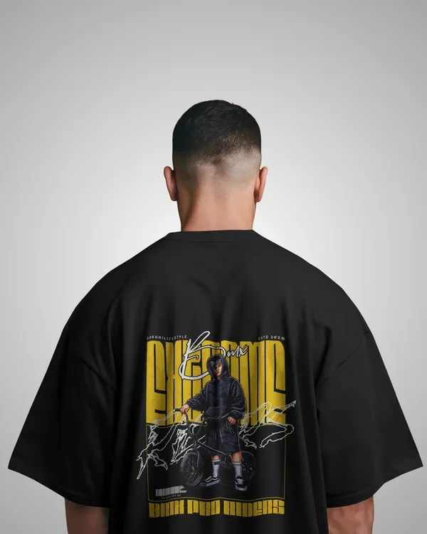 Mens_BMX_Boy_Oversized_Fit_Black_Tshirt_Made_With_Premium_Biowashed_240_GSM_Loopknit_Cotton_Fabric