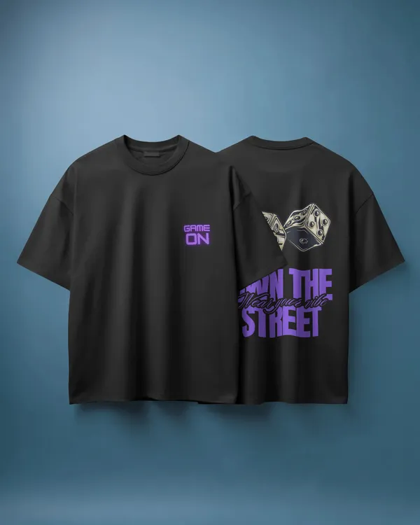 Roll_The_Dice_Oversized_Fit_Black_Tshirt_With_240_GSM_Premium_Biowashed_Loopknit_Heavy_Gauge_Cotton_Fabric
