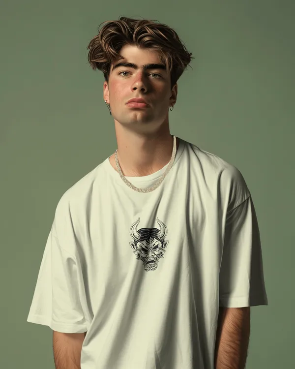 Demon_Inside_Oversized_Fit_Cream_Tshirt_With_240_GSM_Premium_Biowashed_Cotton_Loopknit_Fabric