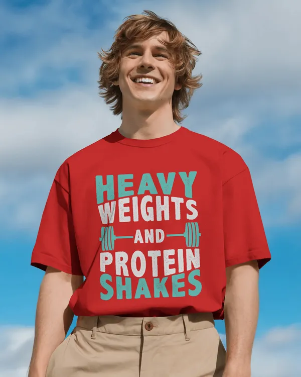 Heavy_Weight_Oversized_Fit_Red_Tshirt_With_240_GSM_Premium_Biowashed_Loopknit_Heavy_Gauge_Cotton_Fabric