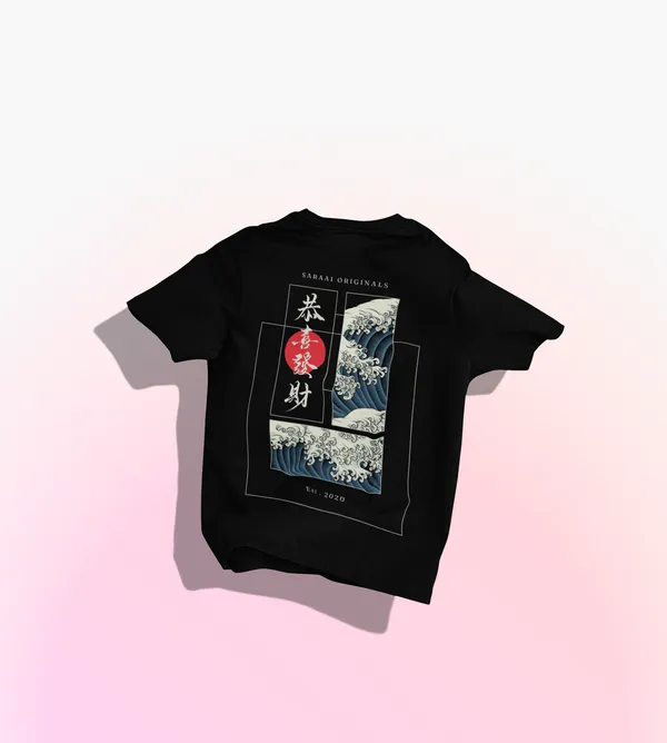 Japan_Oversized_Fit_Black_Tshirt_With_240_GSM_Premium_Biowashed_Cotton_Loopknit_Fabric