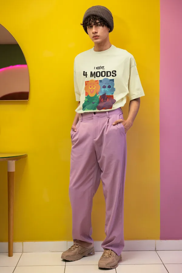Moods_Oversized_Fit_Cream_Tshirt_With_240_GSM_Premium_Biowashed_Cotton_Loopknit_Fabric