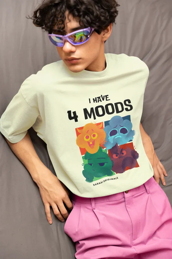 Moods_Oversized_Fit_Cream_Tshirt_With_240_GSM_Premium_Biowashed_Cotton_Loopknit_Fabric