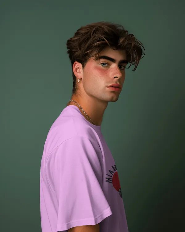 Miami_Oversized_Fit_Lilac_Tshirt_With_240_GSM_Premium_Biowashed_Cotton_Loopknit_Fabric