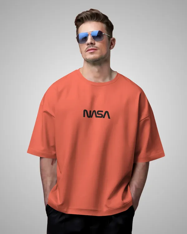 Mens_NASA_Oversized_Fit_Orange_Tshirt_Made_With_Premium_Biowashed_240_GSM_Loopknit_Cotton_Fabric