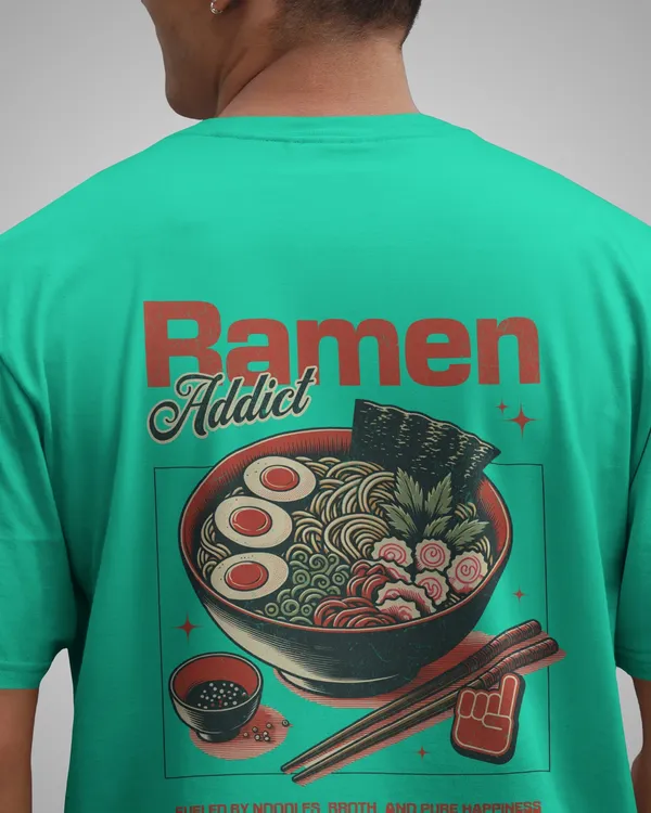 Mens_Ramen_Addict_Oversized_Fit_Mint_Green_Tshirt_Made_With_Premium_Biowashed_240_GSM_Loopknit_Cotton_Fabric