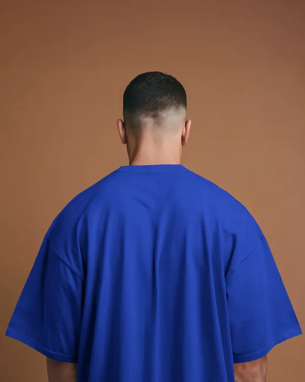 Mens_Solid_Oversized_Fit_Royal_Blue_Tshirt_Made_With_Premium_Biowashed_Loopknit_Cotton_Fabric