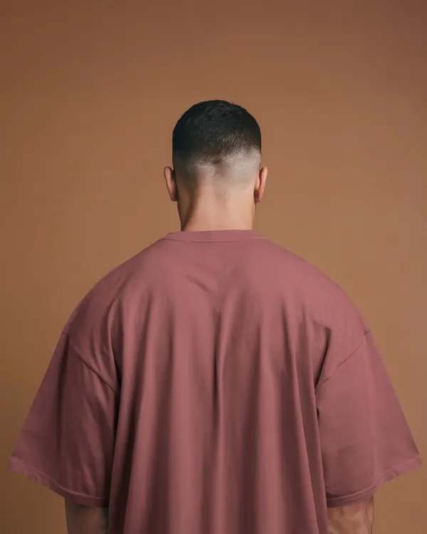 Mens_Solid_Oversized_Fit_Plum_Tshirt_Made_With_Premium_Biowashed_Loopknit_Cotton_Fabric