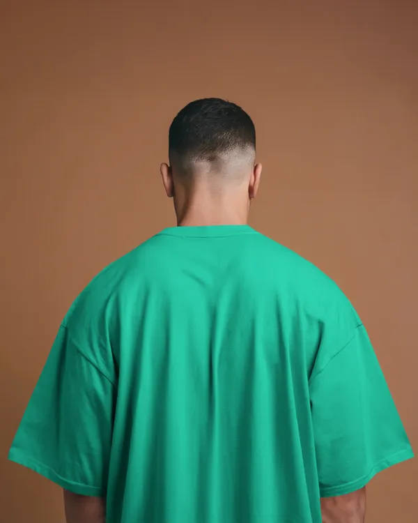 Mens_Solid_Oversized_Fit_Mint_Green_Tshirt_Made_With_Premium_Biowashed_Loopknit_Cotton_Fabric