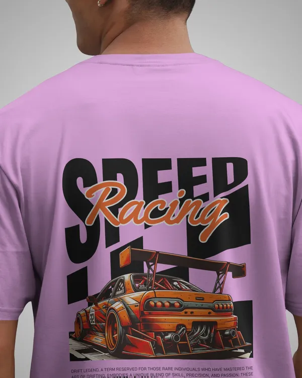 Mens_Speed_Oversized_Fit_Lilac_Tshirt_Made_With_Premium_Biowashed_240_GSM_Loopknit_Cotton_Fabric