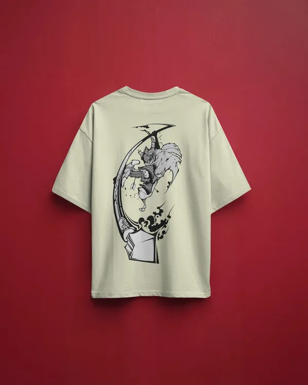 Spearwielder_Oversized_Fit_Cream_Tshirt_With_240_GSM_Premium_Biowashed_Loopknit_Heavy_Gauge_Cotton_Fabric