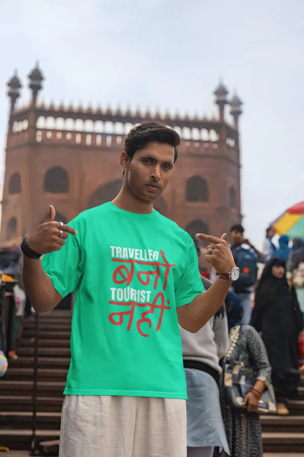 Traveller_Oversized_Fit_Mint_Green_Tshirt_With_240_GSM_Premium_Biowashed_Cotton_Loopknit_Fabric