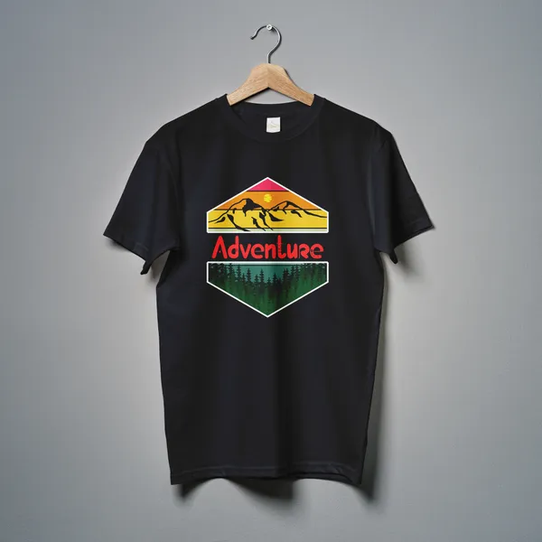 Navy_Adventure_Classic_Fit_Tshirt_For_Men_With_200_GSM_Biowashed_Cotton_Single_Jersey_Fabric