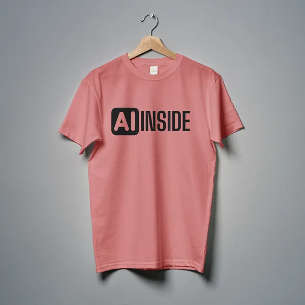 Pink_Ai_Classic_Fit_Tshirt_For_Men_With_200_GSM_Biowashed_Cotton_Single_Jersey_Fabric