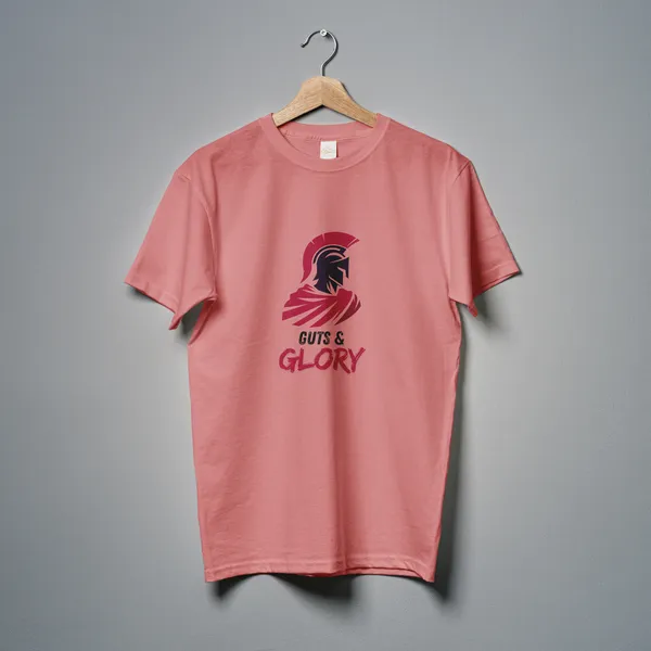 Pink_Sparta_Classic_Fit_Tshirt_For_Men_With_200_GSM_Biowashed_Cotton_Single_Jersey_Fabric
