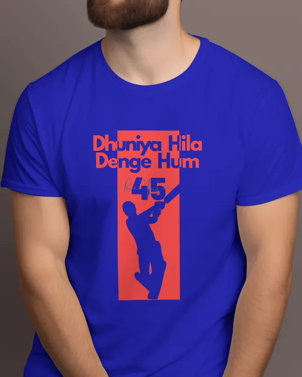 Paltans_Tribute_Printed_Classic_Fit_Blue_Tshirt_With_200_GSM_Biowashed_Cotton_Single_Jersey_Fabric