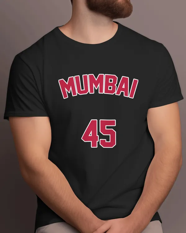 Mumbai_Varsity_Classic_Fit_Black_Tshirt_With_200_GSM_Biowashed_Cotton_Single_Jersey_Fabric