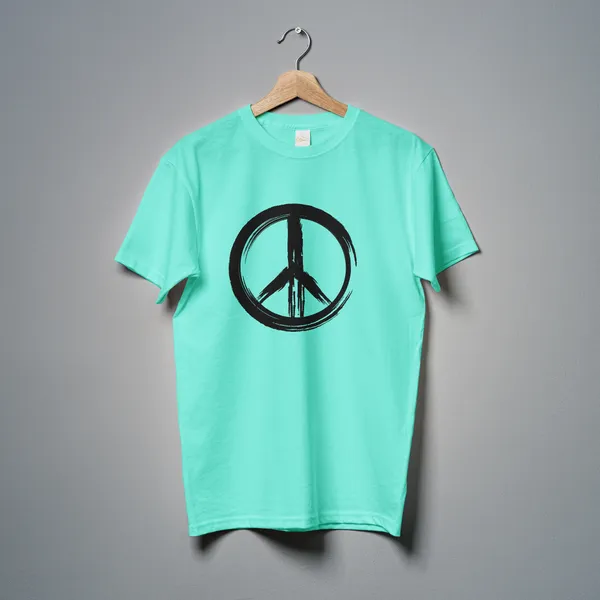 Mint_Peace_Classic_Fit_Tshirt_For_Men_With_200_GSM_Biowashed_Cotton_Single_Jersey_Fabric