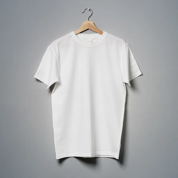 White_Solid_Classic_Fit_Tshirt_For_Men_With_200_GSM_Biowashed_Cotton_Single_Jersey_Fabric